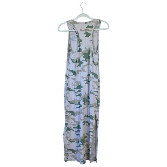 SUNDRY Camo Tank Sleeveless Racerback Midi Dress Size 0 XS Casual Summer - Picture 2 of 8